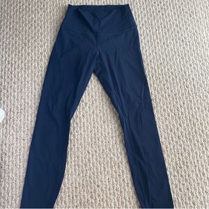 Lululemon High-Waisted Navy Leggings size 4